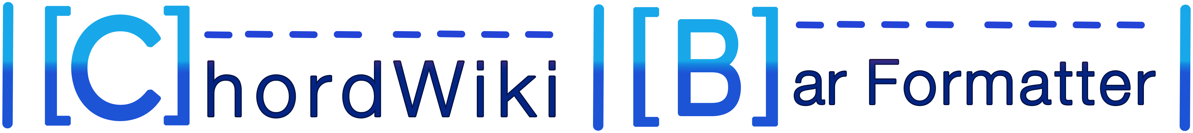 ChordWiki Bar Formatter